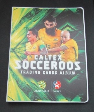 SOCCER - 2018 Tap N Play Caltex Socceroos - Base Set (22) in Album - COMPLETE SET