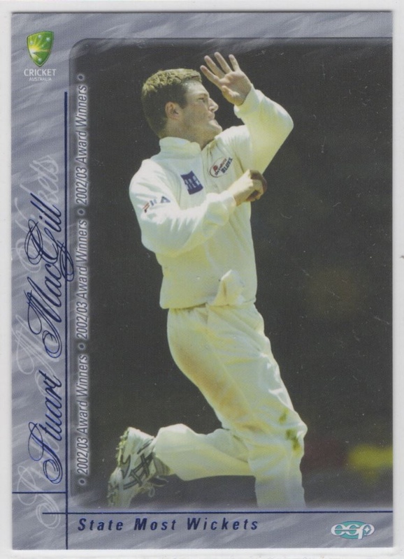 CRICKET - Elite Sports 2003-04 - Award Winners #AW8 - Stuart MacGill - New South Wales Blues