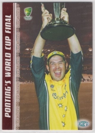 CRICKET - Elite Sports 2003-04 - Great Moments #GM4 - Ricky Ponting - Australia