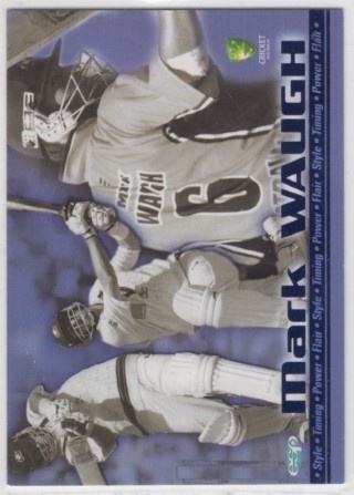 CRICKET - 2003-04 Elite Sports - Tribute Card #TC1 - Mark Waugh - Australia