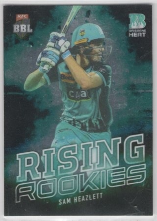 CRICKET - 2018-19 Tap N Play - Rising Rookies #RR-02 - Sam Heazlett - Brisbane Heat
