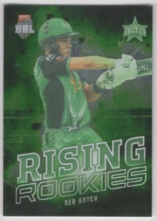 CRICKET - 2018-19 Tap N Play - Rising Rookies #RR-05 - Seb Gotch - Melbourne Stars