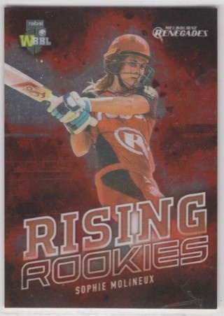 CRICKET - 2018-19 Tap N Play - Rising Rookies #RR-12 - Sophie Molineux - Melbourne Renegades