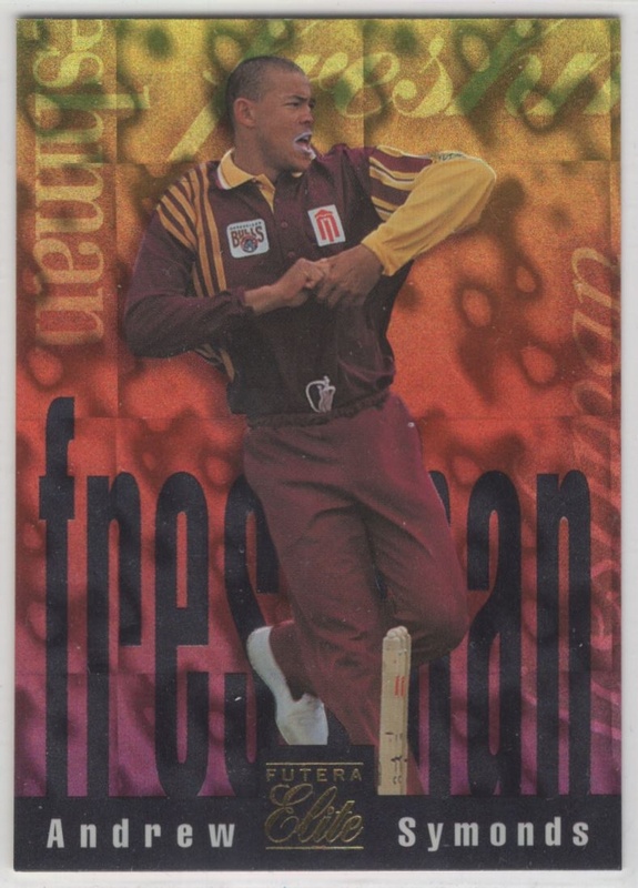 CRICKET - 1996 Futera Elite - Freshman #F1 - Andrew Symonds - Queensland Bulls