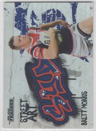 NRL - 2020 Traders - Street Art #SA14 - Brett Morris - Sydney Roosters
