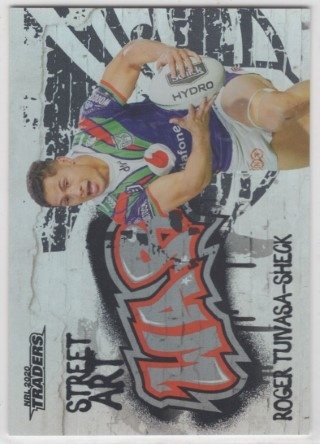 NRL - 2020 Traders - Street Art #SA15 - Roger Tuivasa-Sheck - New Zealand Warriors