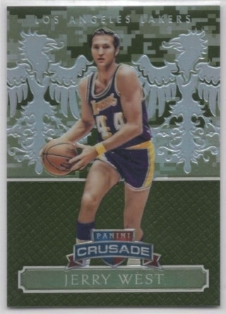 2014-15 Panini Excalibur - Crusade Camouflage #143 - Jerry West - LA Lakers