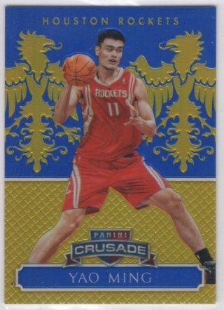 2014-15 Panini Excalibur - Crusade Blue #144 - Yao Ming SN149 - Houston Rockets