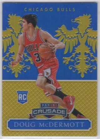 2014-15 Panini Excalibur - Crusade Blue #179 - Doug McDermott SN149, ROOKIE - Chicago Bulls
