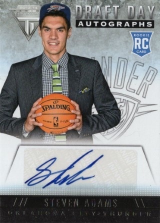 2013-14 Panini Titanium - Draft Day Autographs #20 - Steven Adams AUTO, ROOKIE - OKC Thunder