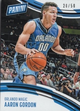 2016-17 Panini Day - Thick #26 - Aaron Gordon SN50 - Orlando Magic