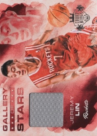 2013-14 Court Kings - Gallery of Stars Jerseys #22 - Jeremy Lin MEM, SN325 - Houston Rockets