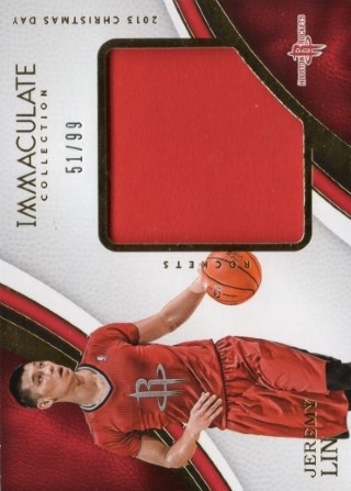 2016-17 Immaculate Collection - Special Event Materials #SE-LIN - Jeremy Lin MEM, SN99 - Houston Rockets