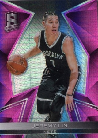2016-17 Panini Spectra - Pink #035 - Jeremy Lin SN49 - Brooklyn Nets