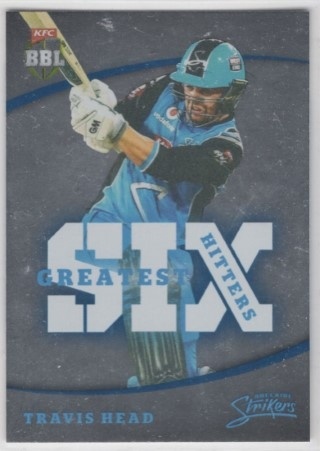 CRICKET - 2018-19 Tap N Play - Greatest Six Hitters #GSH-05 - Travis Head - Adelaide Strikers