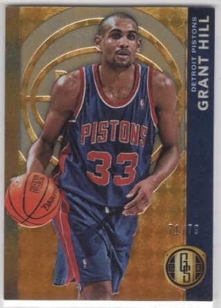 2015-16 Panini Gold Standard - AU #155 - Grant Hill SN79 - Detroit Pistons