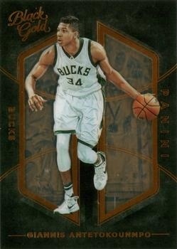 2015-16 Panini Black Gold - Bronze #022 - Giannis Antetokounmpo - Milwaukee Bucks