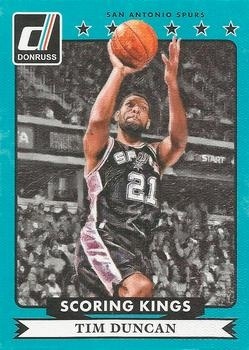 2014-15 Donruss - Scoring Kings #29 - Tim Duncan - San Antonio Spurs