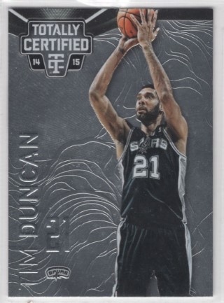 2014-15 Totally Certified - #109a Tim Duncan - San Antonio Spurs