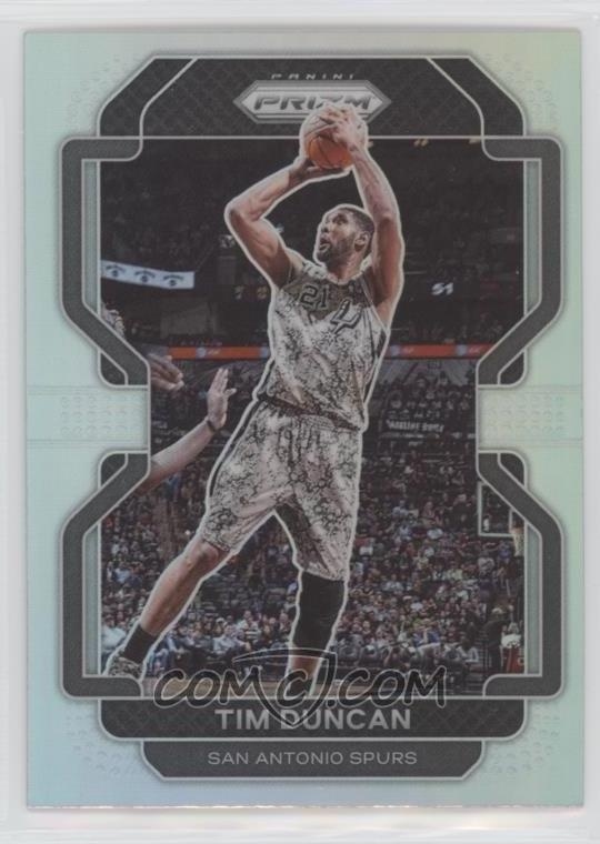 2021-22 Panini Prizm - Prizm Silver #268 - Tim Duncan - San Antonio Spurs