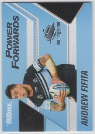 NRL - 2016 Traders - Power Forwards #PF04 - Andrew Fifita - Cronulla Sharks