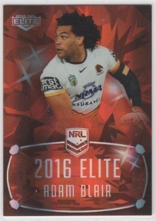 NRL - 2016 Elite - MOJO Ruby (SN40) #MR001 - Adam Blair - Brisbane Broncos