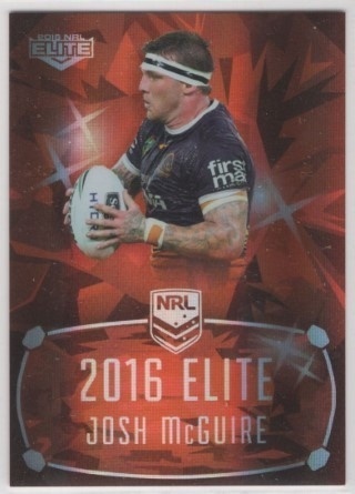 NRL - 2016 Elite - MOJO Ruby (SN40) #MR003 - Josh McGuire - Brisbane Broncos