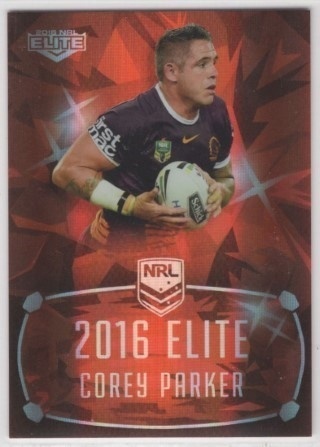 NRL - 2016 Elite - MOJO Ruby (SN40) #MR006 - Corey Parker - Brisbane Broncos