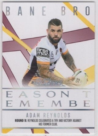 NRL - 2023 Traders - Season to Remember #SR02 - Adam Reynolds - Brisbane Broncos