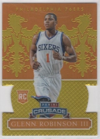 2014-15 Panini Excalibur - Crusade Orange #189 - Glenn Robinson III SN60, ROOKIE - Philadelphia 76ers