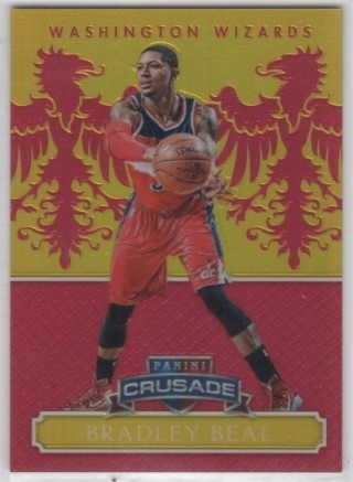 2014-15 Panini Excalibur - Crusade Red #012 - Bradley Beal SN99 - Washington Wizards