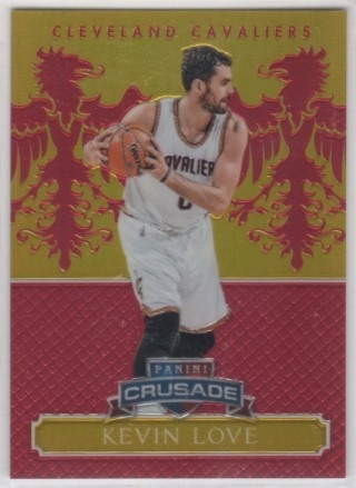 2014-15 Panini Excalibur - Crusade Red #083 - Kevin Love SN99 - Cleveland Cavaliers