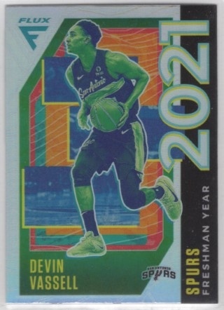 2020-21 Panini Flux - Freshman Year Silver #07 - Devin Vassell ROOKIE - San Antonio Spurs