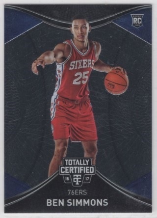 2016-17 Totally Certified - #140 Ben Simmons ROOKIE - Philadelphia 76ers
