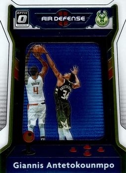 2020-21 Donruss Optic - Air Defense #01 - Giannis Antetokounmpo - Milwaukee Bucks