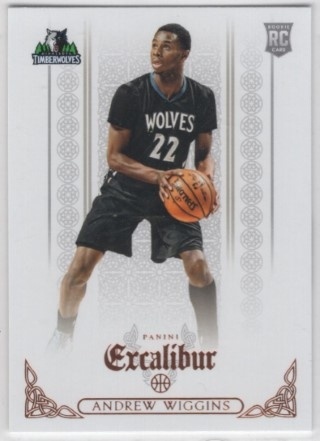2014-15 Panini Excalibur - #192 Andrew Wiggins ROOKIE - Minnesota Timberwolves