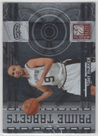2009-10 Donruss Elite - Prime Targets #15 - Tony Parker - San Antonio Spurs