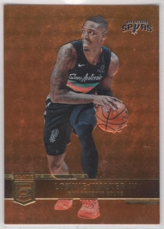 2021-22 Donruss Elite - Orange #056-  Lonnie Walker IV - San Antonio Spurs