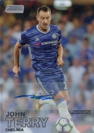 SOCCER - 2016 Stadium Club Premier League - Autographs #098 - John Terry AUTO - Chelseas FC