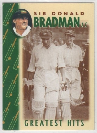 CRICKET - 1997 Weet Bix - Sir Donald Bradman Greatest Hits - #10 Sir Donald Bradman - Australia