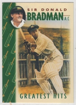 CRICKET - 1997 Weet Bix - Sir Donald Bradman Greatest Hits - #11 Sir Donald Bradman - South Australia
