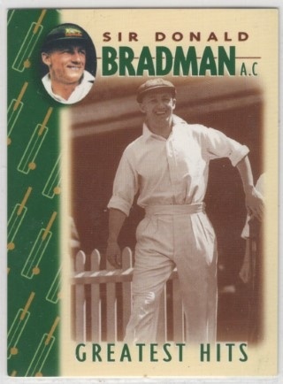 CRICKET - 1997 Weet Bix - Sir Donald Bradman Greatest Hits - #13 Sir Donald Bradman - Australia