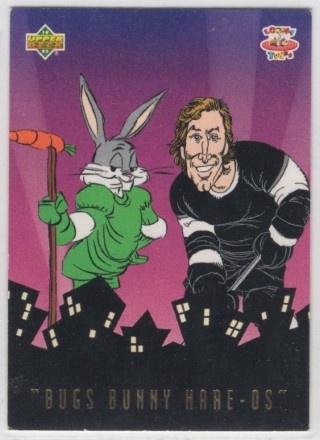 OTHER - 1993 Upper Deck Adventures in 'Toon World - Bugs Bunny Hare-Os #BBH2 - Wayne Gretzky - Los Angeles Kings