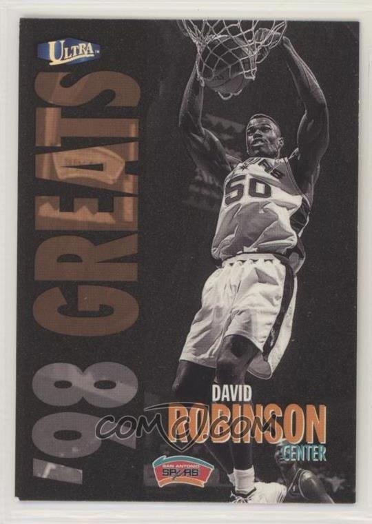 1997-98 Ultra - Gold Medallion #268G - David Robinson GR - San Antonio Spurs