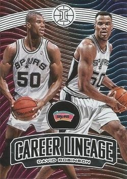 2019-20 Panini Illusions - Career Lineage #04 - David Robinson - San Antonio Spurs