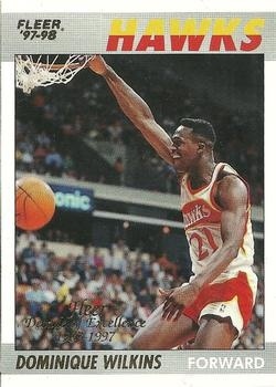 1997-98 Fleer - Decade of Excellence #12 - Dominique Wilkins - Atlanta Hawks