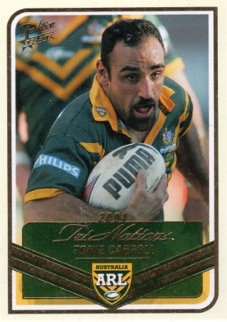 NRL - 2005 Select Tradition - 2004 Tri Nations #TN06 - Tonie Carroll - Australian Kangaroos