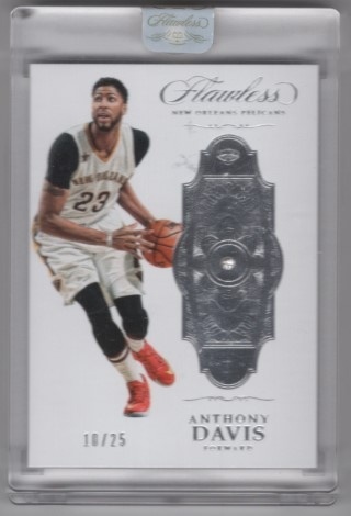 2016-17 Panini Flawless - Diamond #005 - Anthony Davis SN25 - New Orleans Pelicans
