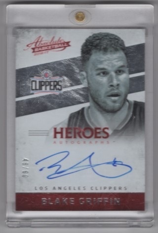 2016-17 Absolute - Heroes Autographs #04 - Blake Griffin AUTO SN60 - LA Clippers