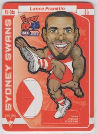 AFL - 2017 TeamCoach -  #PU-31a - Lance Franklin - Sydney Swans